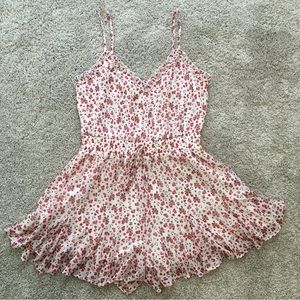 Trixxi Floral Print Romper